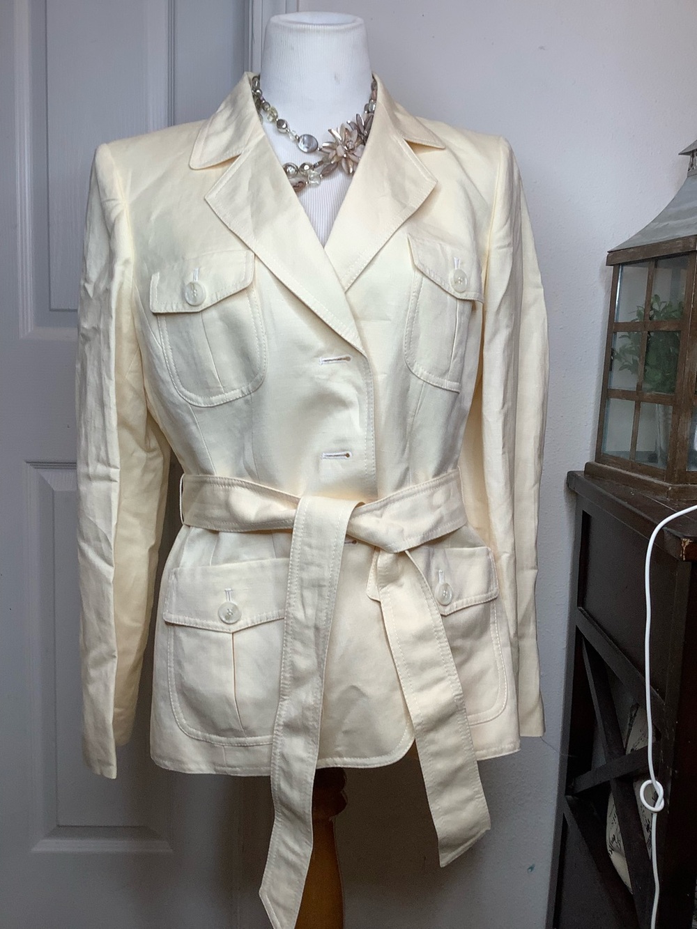 Jasper linen blend Jacket size 12 women